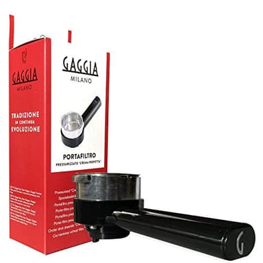 eRicambi, Gaggia Kit Portafiltro Crema Perfetta Pressurizzato Con Logo G, Capacità due Tazze, Con Pratico Misurino Incluso, per Gaggia Viva, Gran Gaggia, Gaggia Carezza Style e Macchine Manuali Saeco