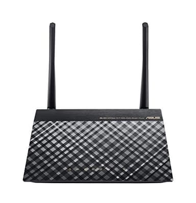 ASUS DSL-N16 Modem Router Wireless VDSL/ADSL 300 Mbps, 4 Porte Ethernet Fast, 1 Porta WAN Nero 19 x 23.5 x 3.5 cm