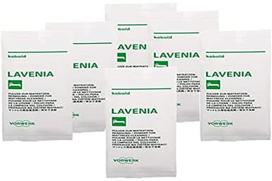 Confezione da 6 Buste Polvere Lavenia per Lavaggio Materassi a Secco Aspirapolvere Vorwerk Originale