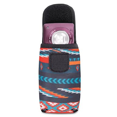USA Gear Custodia da Viaggio in Neoprene Borsa Protettiva Flessibile con Moschettone e Cinghia per Fotocamera Digitale Compatta Sony, Nikon Coolpix, Canon e Altro
