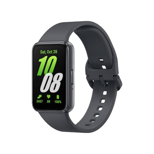 Samsung Galaxy Fit3 fitness band, batteria a lunga durata, rilevamento cadute/SOS, barometro, IP68, monitoraggio sonno, oltre 100 esercizi, gestione notifiche/musica, Gray [Versione italiana]