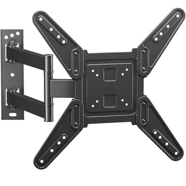 BONTEC Supporto da Parete per TV da LED/LCD 26-60 pollici, Staffa TV con Inclinabile, Girevole ed Estendibile, Braccio TV Max..45 kg, Porta TV da Parete con Fascette cavi, Max VESA 400 x 400 mm