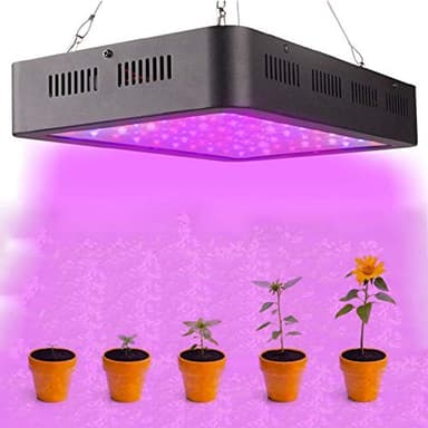 Lampada A LED A Spettro Completo, Lampada per Piante Coltivazione 600W,LED Grow Light Luci Adatto Indoor per Fase Vegetativa E Fioritura con Veg E Bloom con UV IR Lampada