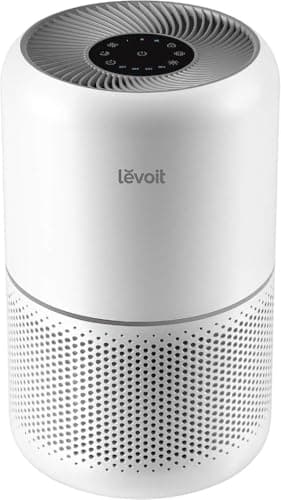 LEVOIT Purificatore d'Aria, Filtro HEPA per Allergie e Asma, CADR 187m³/h,40m², 24dB, Depuratore Rimuove 99,97% di Polvere Pollini Peli Muffe Fumo Odori, Modalità di Sonno&Timer, per Casa Uffcio