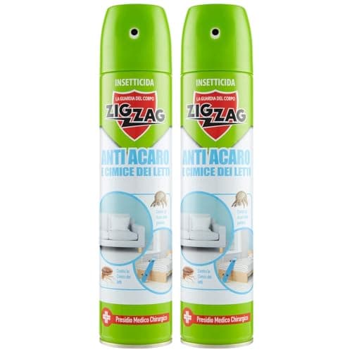 Spray Anti Acaro, Acaricida Per Materassi, Acaricida Per Divani, Spray Contro Le Cimici Dei Letti, Insetticida Per Uso Domestico, Ideale Contro Le Pulci 300ml (2 Spray)