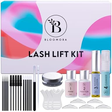 Laminazione Ciglia Kit Completo, Kit Laminazione Ciglia Durata 6-8 Settimane, 15 Applicazioni, DIY Lash Lift Kit, Set Laminazione Ciglia con Istruzioni, Kit Ciglia Sicuro ed Efficace