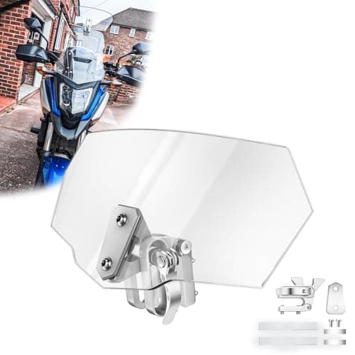 DREAMIZER Parabrezza moto, Universale parabrezza moto, Parabrezza e Deflettori per YZF R1 R3 R6 TMAX XMAX 300 Tracer 900 FZ6 CBR250 CBR600 PCX125 V-Strom 250 650XT SV650s R1200GS F800GT Tiger 800
