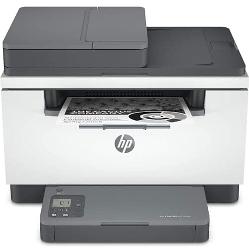 HP LaserJet M234sdw 6GX01F, Stampante Multifunzione A4, Stampa Fronte e Retro Automatica in Bianco e Nero, 29 ppm, WiFi, Ethernet, USB, ADF, HP Smart, No Fax, Schermo LCD a icone, Grigia