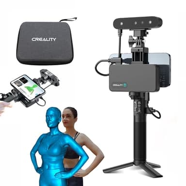 Creality CR Scan Ferret Pro 3D Scanner, precisione 0,1 mm, anti-shake, scanner portatile 3D WiFi6 per IOS/Android Phone PC Win 10/11, scansione a colori a 24 bit