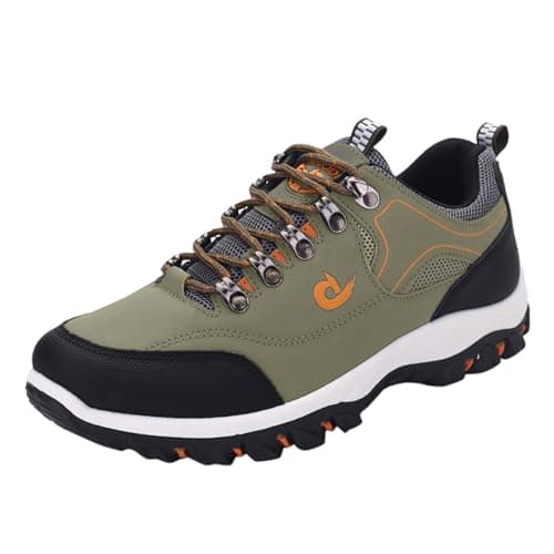 Scarponcini Trekking Uomo Basse Impermeabili Leggere Scarponcini Trekking Scarpe Trekking Trail Sportiva Hiking Scarpe da Escursionismo Comode Outdoor Scarponi Offerta Traspiranti Scarpe Montagna