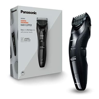 Panasonic ER-GC53-K503 Tagliacapelli da Uomo, Tagliacapelli Portatile Cordless Impermeabile, 19 Impostazioni di Lunghezza, 1 Accessorio, Funzionamento Wireless e con Cavo, Nero