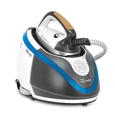 Polti Vaporella Next VN18.25, Ferro da stiro con Caldaia ad Alta Pressione Max 6,5 Bar, Potenza 2200 W, Funzione Turbo, Autonomia Illimitata, Serbatoio 1,3 L, Steam Pulse 400g, Bianco e Blu