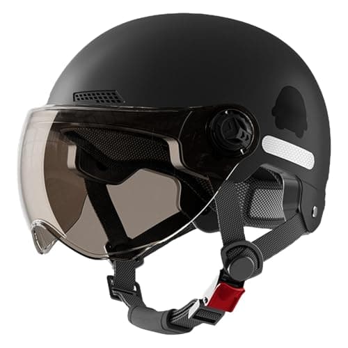 Casco Monopattino Elettrico, Casco Da Bici Per Adulti Mezzi Caschi Da Bici, Casco Per Scooter Elettrico Per Adulti Casco Bicicletta Elettrico Con Visiera, Equipaggiamento Protettivo Per Pattinaggio