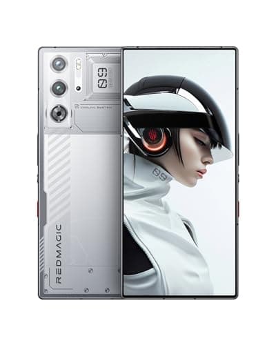REDMAGIC 9 Pro 120Hz Cellulare Gaming, Smartphone Android 5G, 16GB RAM+512GB ROM, Snapdragon 8 Gen 3, 6.8" AMOLED Schermo, FHD+ Telefono Gaming, 50MP Fotocamera, 80W Caricatore, Dual-Sim Argento