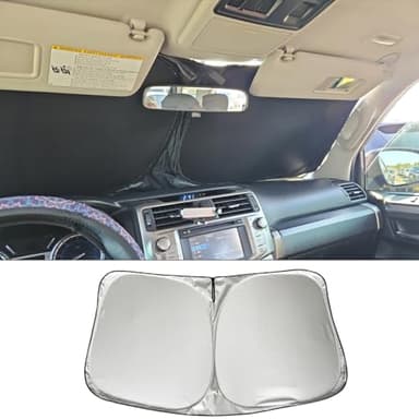 【MEDZUK】 Compatibile con Hyundai Kona 2017-2023 Auto Parabrezza Parabrezza Parasole Anti UV Accessori Pieghevole