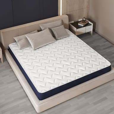 Materasso Una Piazza e Mezza 120 x 190 in Waterfoam Ipoallergenico | Altezza 12 cm | Imbottitura in Ovatta e Rivestimento in Tessuto 3D Traspirante, Antiacaro e Antifungino | Realizzato in Italia