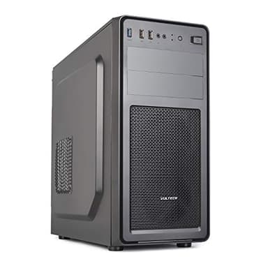 Case VulTech ATX VCO-A2699 senza alimentatore, computer case compatto 1x USB 3.0, 2x USB 2.0, colore nero