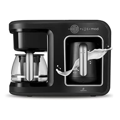 KARACA Hatır Plus Mod 5 in 1 Essential Macchina da caffè nero cromato, 1400 Watt, caffè turco, caffè con filtro o tè, preparazione di bevande lattiero-casearie e cottura del latte, regolazione