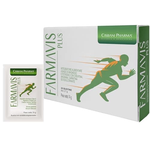 Farmac, MAGNESIO e POTASSIO, con CREATINA, ARGININA e CARNITINA, Integratore per l’attività fisica, più Energia per il Corpo, Sali minerali sport e amminoacidi, pre workout