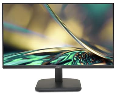 Acer EK241YHbif Monitor PC 23.8", Display VA Full HD, 100 Hz, 1 ms (VRB), 16:9, FreeSync, VGA, HDMI 1.4, Lum 250 cd/m2, Schermo PC con Contrasto 100M:1, ZeroFrame, Cavo HDMI Incluso, Nero