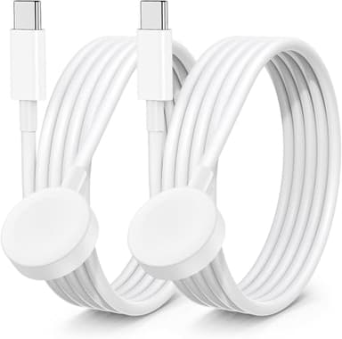 Aggiornato Caricatore per Apple Watch, [Certificato MFi] Cavo Apple watch Charger per iWatch Series 10/Ultra/SE/9/8/7/6/5/4/3/2, Carica Apple Watch Cavo di Ricarica Wireless Magnetico USB C da 1m