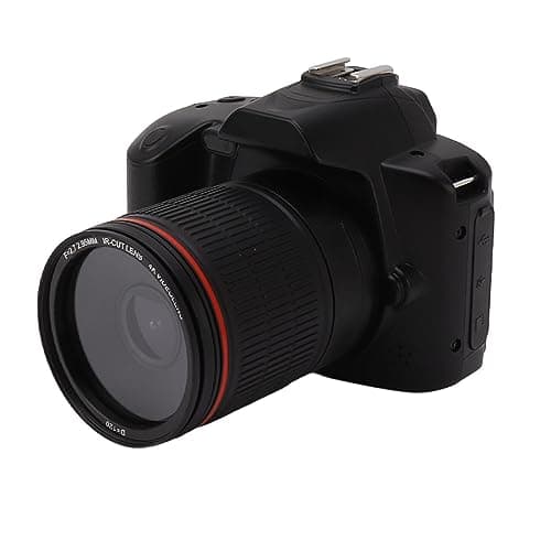 Fotocamera Reflex Digitale con Obiettivo 2,7-2,95 Mm, Fotocamera Digitale WiFi con Schermo IPS da 3,0 Pollici, Fotocamera per da 64 MP, Supporto Zoom 16X, Visione Notturna