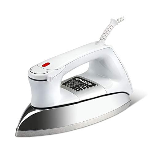 G3 Ferrari G40013 Seicento Ferro da Stiro a Secco, 1.6 Kg, 900W, Stiratura ECO Friendly, Piastra in Alluminio, Controllo Temperatura, Spia di Funzionamento, Bianco