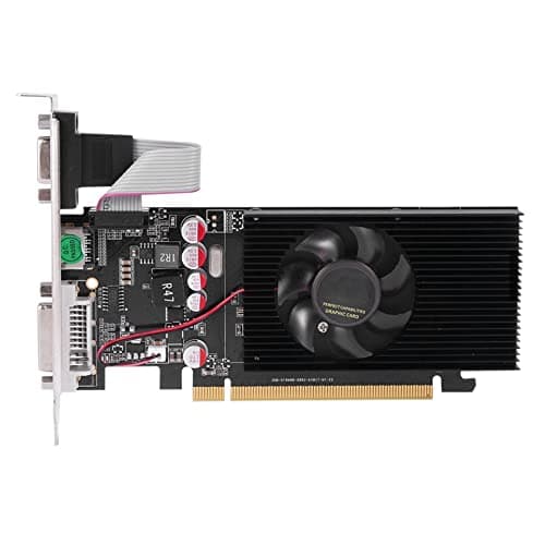 NIZEAMI GT210 1GB Schede Grafiche Scheda Video Un 64 Bit per GPU Giochi per PC -I Compatibile VGA Scheda Grafica Un Doppio Schermo Utilizzata