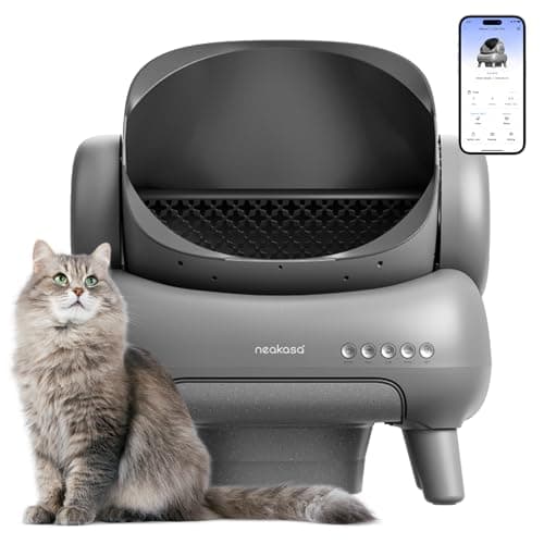 Neakasa M1 Lettiera Gatto Autopulente Aperta Grande XXL, Controllo APP, Smaltimento dei Rifiuti Senza Odori, Lettiera autopulente per gatti, Sacchetti e Tappeto Lettiera gatto, per Più Gatti