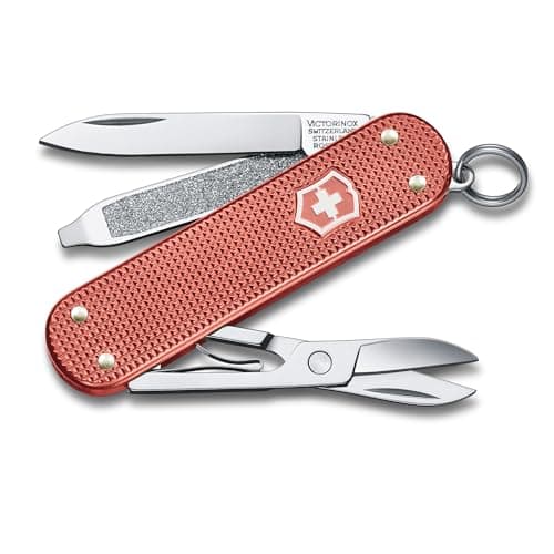 Victorinox coltellino svizzero piccolo Classic SD Alox Limited Edition 2025, multitool, coltellino svizzero, 5 funzioni, lama, forbici, rosso