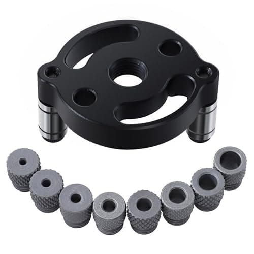 Rierousy Dima per fori a tasca guida trapano perpendicolare 3/4/5/6/7/8/9/1010 mm, dime falegnameria, dima per spinatura legno Utensili per Fori di Falegnameria