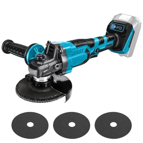 Smerigliatrice angolare a batteria Makita 18 V, smerigliatrice senza fili con motore brushless, diametro 125 mm, 3 velocità di regolazione, per taglio, lucidatura, levigatura (senza batteria)