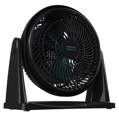 Cecotec - Ventilatore da pavimento industriale EnergySilence 900 FloorFlow. 30W, Diametro 9 Pollici, 2 Velocità, 3 Pale Aerodinamiche, Facilità d'Uso e Massima Sicurezza