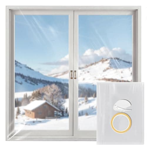 BKSAI Pellicole per Vetri Isolamento Termico Pellicola Termica per Vetri Finestre Isolamento Termico 1,5x1,7M