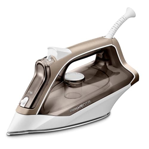 Rowenta DX1635 Effective + Ferro da Stiro a Vapore, 2400 W, 0.25 Litri, Colpo Vapore 120 g/min, con Piastra in Acciaio Inox, Funzione Anticalcare, Impugnatura Ergonomica, Protezione Antigoccia