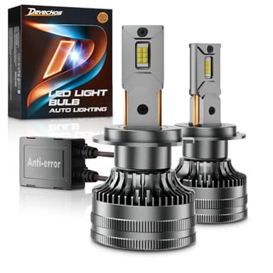 Devechos H7 LED Canbus 30000LM: Lampadine H7 Lenticolari - Compatibili con Luci LED 12V per Auto e 24V per Camion - 6500K Bianco