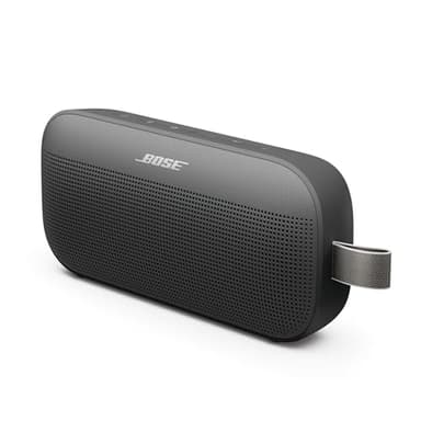 Bose SoundLink Flex (2ª Gen) Diffusore Bluetooth portatile, diffusore portatile da esterno con audio ad alta fedeltà, fino a 12 ore di autonomia, impermeabile e a prova di polvere, Nero