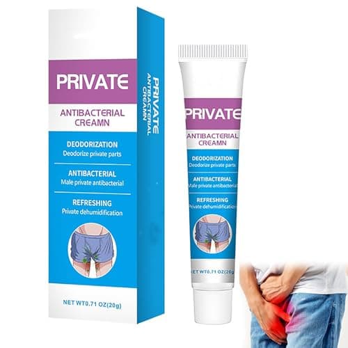 Crema Antiprurito per Parti Intime da Uomo,Crema Antibatterica Privata,Crema Anti Prurito,Facile da Usare,Rapido Assorbimento,20g