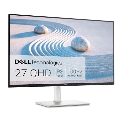 Dell S2725DS 27" QHD (2560x1440) Monitor, 100Hz, IPS, 4ms, 99% sRGB, Regolabile in Altezza, Altoparlanti integrati, DisplayPort, 2x HDMI, 3 Anni di Garanzia, Bianco