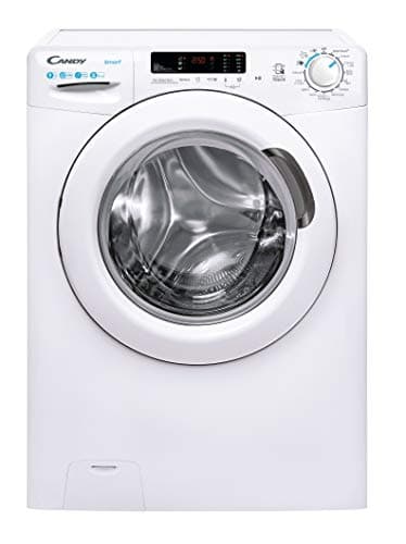 Candy Smart CS1292DE-11 Lavatrice, 9 Kg, 1200 Giri, 16 Programmi, Connettività NFC, Cicli Rapidi, Rilevatore Kg, Classe D, 60x52x85 cm, Bianco