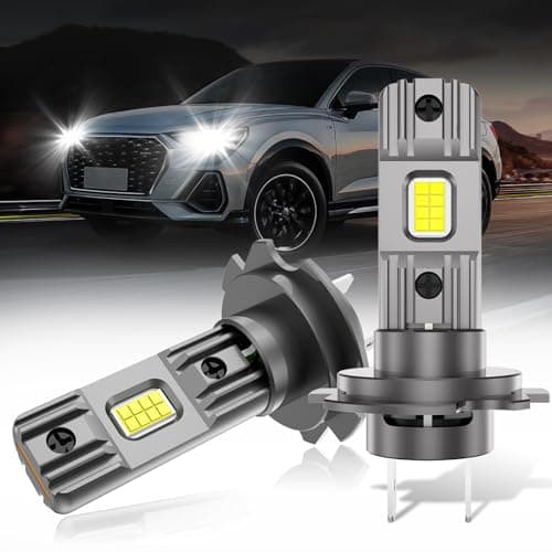 SHINYY Lampadine H7 LED Faro per Auto, Aggiornato 24000LM 110W 6500K Bianco 12V Anti Errore Canbus Lampade Led H7 per Abbaglianti Anabbaglianti, Sostituire Alogene e Luci Xeno, 2PCS