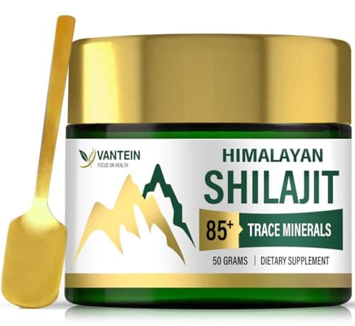 Shilajit, Hilajit Himalayano Puro con 85+ Oligominerali e Acido Fulvico, Shilajit Himalayano Puro 500mg, Migliora l'energia e il metabolismo, Adatto sia a Uomini che a Donne, 50ML