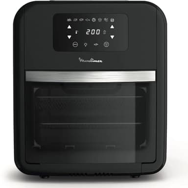 Moulinex Friggitrice ad Aria Calda, Forno Elettrico, 11 Litri, Easy Fry Oven & Grill, 2000W, Friggitrice Senza Olio, 9 Funzioni, 8 Programmi Automatici, Capacità 6 Persone, 7 Accessori Inclusi AL5018