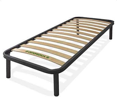 Rete Letto Singola 80x190 cm – Ortopedica, Doghe in Legno Multistrato, Telaio in Ferro – Made in Italy – Alta Qualità e Comfort