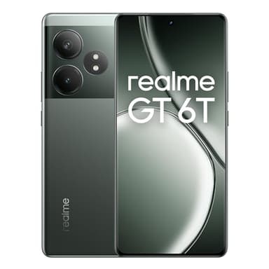 realme GT 6T Smartphone 8GB+256GB, Snapdragon 7+ Gen 3, 120 Hz display 6000 nit,Fotocamera Sony 50MP OIS, Ricarica SUPERVOOC da 120 W, da 5500mAh, Sistema di raffreddamento a camera di vapore Iceberg