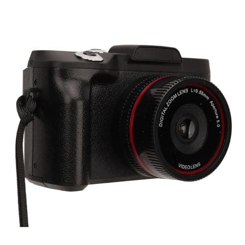 Fotocamera Reflex Digitale, Fotocamera Mini Reflex Digitale da 16 MP HD 1080P, Videocamera con Zoom Digitale 16X, Anti-vibrazione Multiasse