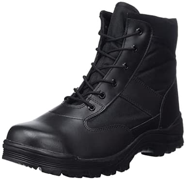 Mil-Tec Semi-Lungo stivali-12836000, Stivali a metà Polpaccio Uomo, Nero, 42 EU