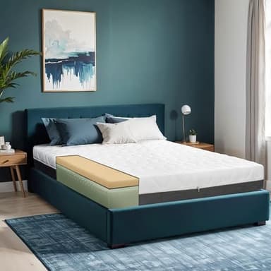 TANHK Materasso in Memory Foam a doppio strato Hypersoft Smart | Supporto ortopedico con tecnologia avanzata di circolazione dell'aria | Tessuto ipoallergenico e traspirante, Made in Italy, 120 x 190