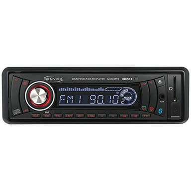 Kenvox M-110039 Autoradio FM RDS Replica 125 con Lettore CD/MP3/WMA-USB-SD con Bluetooth, Microfono e Ingresso AUX, Telecomando Incluso