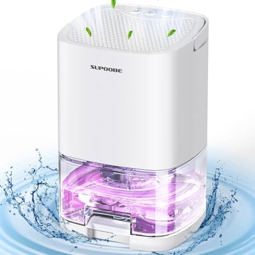 Deumidificatore Casa Deumidificatore Portatile 1100ML Silenzioso Spegnimento Automatico Luci LED 7 colori Piccolo Per la Casa Bagno Cabina Armadio Auto Anti umidità Breeze Camera da Letto